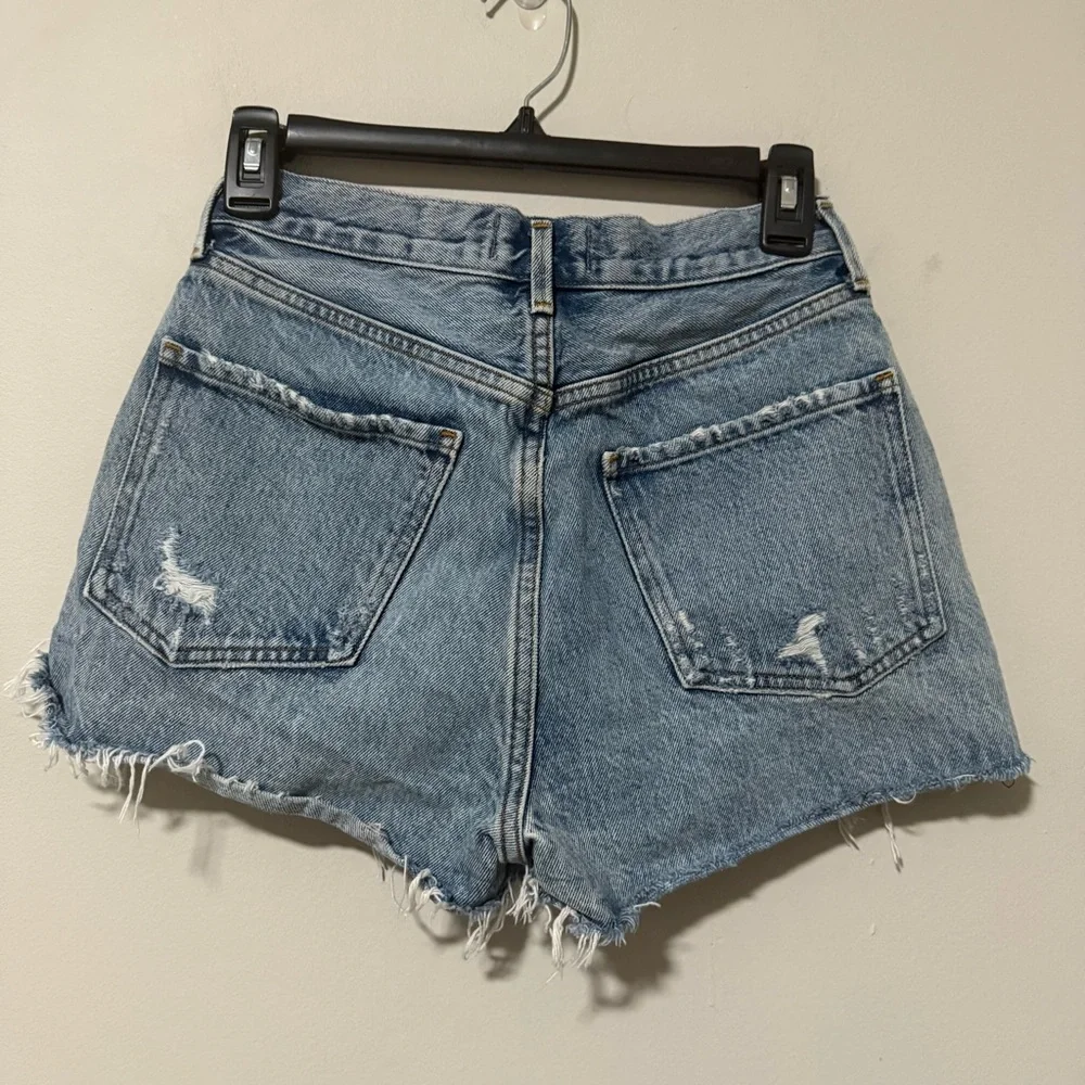 AGOLDE JADEN HI RISE CUT OFF SHORT Size 26 - Picture 6 of 9